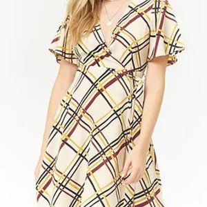 🏷️Forever 21 | Plaid Wrap Dress